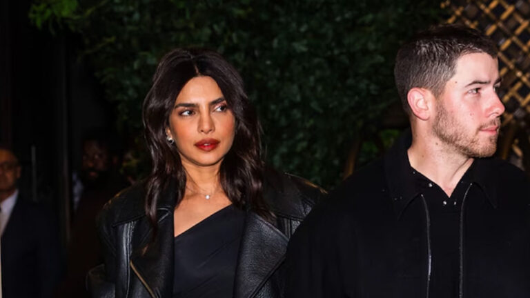 Priyanka Chopra and Nick Jonas had a dinner date in black on their wedding anniversary